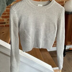Wilfred Boland Sweater XS Heather Birch 100% Merino Wool